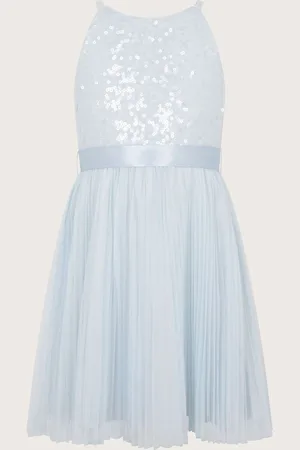 Monsoon Keita Embellished Plisse Dress 12