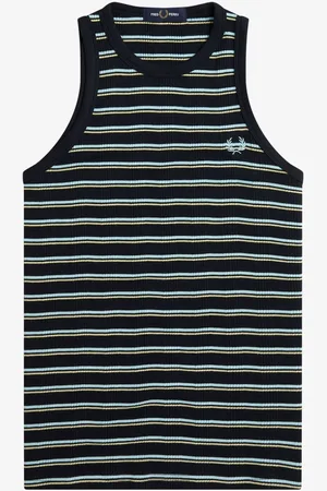 Fred Perry Striped Ribbed Vest AU 12