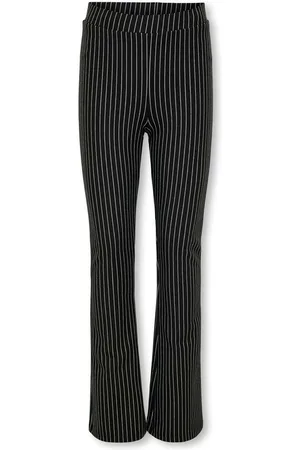 ONLY Leopard Print Flared Black Trousers 8 Years (128 cm)