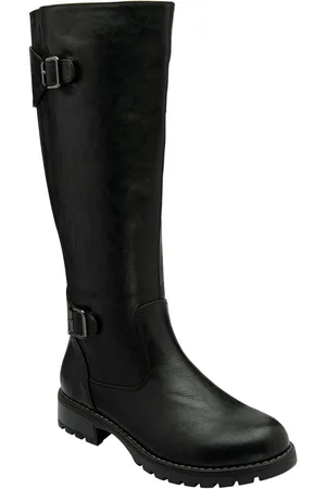 Lotus Black Knee High Boots AU 7 (EU 38)
