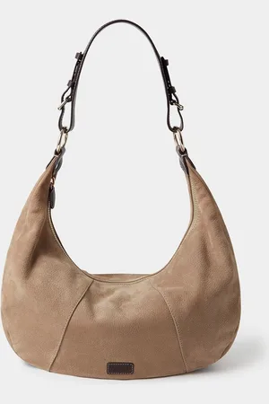 Osprey Natural The Phoenix Suede Hobo Bag One