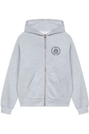 Chelsea Peers Grey 100% Cotton Embroidered Logo Zip Up Hoodie 16