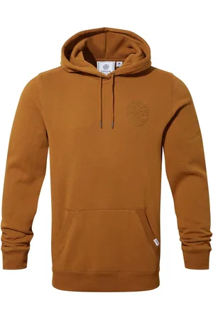 Tog 24 Brown Mens Thirlby Overhead Rich Ochre Hoodie L