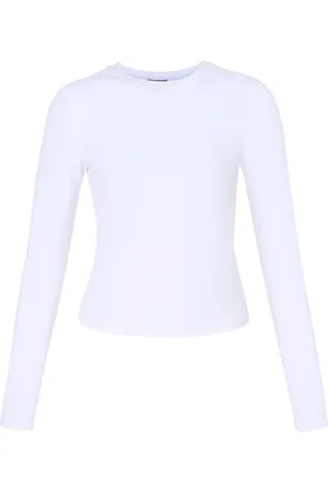 Sweaty Betty White Essential Sculpt Long Sleeve Top S