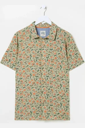 Fat Face FatFace Short Sleeve Bloom Print Shirt XS Reg