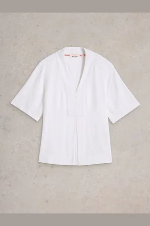 White Stuff Celia Mix Short Sleeve Shirt AU 12