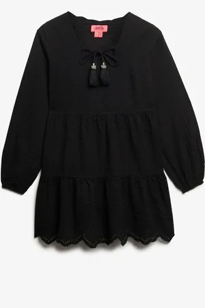 Superdry Mini Broderie Tiered 100% Cotton Dress 6