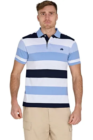 Raging Bull Birdseye Hoop Pique 100% Cotton Polo Shirt M