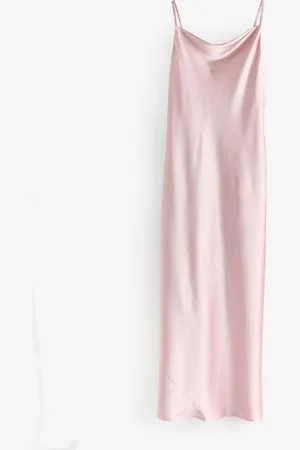 Next Bridesmaid Satin Cowl Neck V-Back Maxi Dress AU 20 Tall