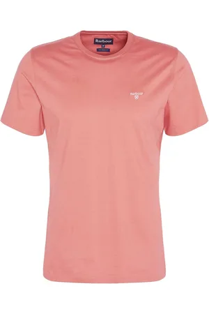Barbour Pink Clay Mens 100% Cotton Sports T-Shirt XXL