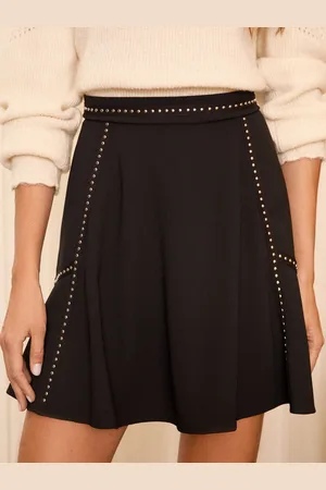 Love & Roses Stud Trim Mini Skirt AU 20