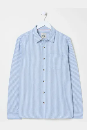 Fat Face FatFace Mill Long Sleeve Stripe Shirt 3XL Tall