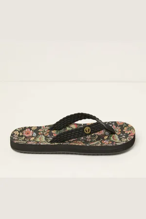 Fat Face FatFace Bay Black Flip Flop eu39uk6