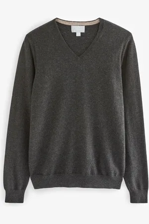 Pure Collection 100% Cashmere V-Neck Jumper L