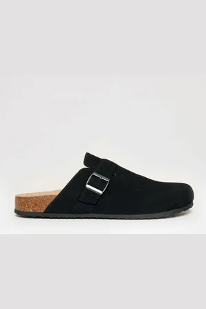 Threadbare Black Faux Suede Mule Sandals AU 11 (EU 46)