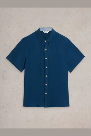 White Stuff Keswick Short Sleeve 100% Linen Shirt XS