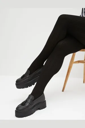 Next Black Knitted Tights 1 Pack XL