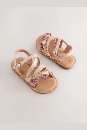 Next Rose Gold Cherry Multi Strap Sandals AU 11 (EU 29)