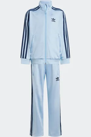adidas Blue Adicolor Firebird Tracksuit 7