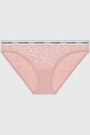 Calvin Klein Pink Lace Bikini Briefs xsmall