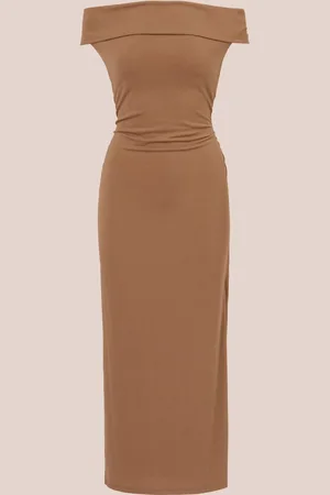 Adrianna Papell Off Shoulder Long Dress AU 10