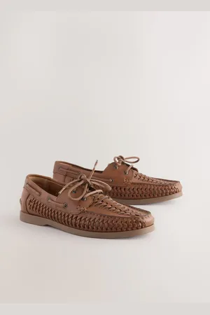 Next Leather Woven Boat Shoes AU 10 (EU 44)