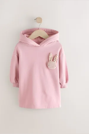 Next Long Sleeve Hooded Sweat Dress (9mths-7yrs) 4