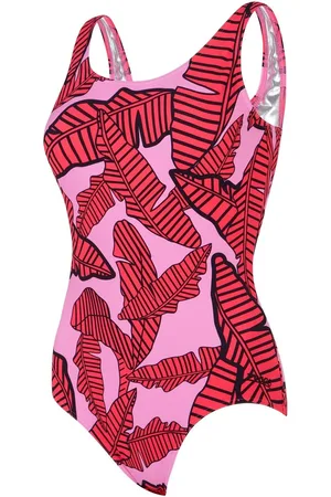 Zoggs Pink Awaken Thermal Silver Lined Scoopback Swimsuit AU 24
