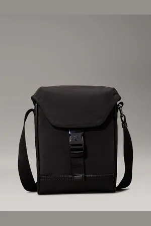 Calvin Klein Black Flap Reporter Bag One