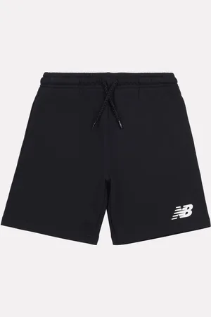 New Balance Kids French Terry Stacked Logo 100% Cotton Shorts 14