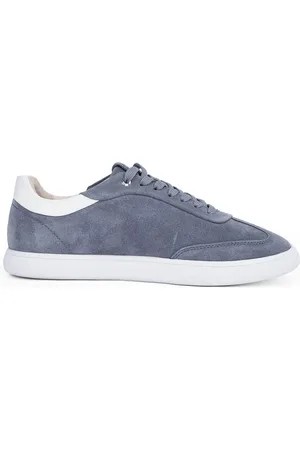 Calvin Klein Multi/White Cupsole Lace Up Suede Trainers AU 6 (EU 37)