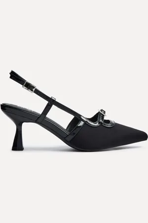 Linzi Constance Stiletto Court Heels With Buckle Detail AU 8 (EU 39)