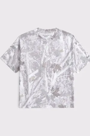 Abercrombie & Fitch Camo Print Relaxed Fit Logo T-Shirt 11