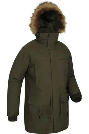 Mountain Warehouse Green Mens Antarctic Extreme Waterproof Down Jacket M