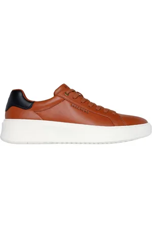 Skechers Brown Mens Court Break Suit Trainers AU 9 (EU 43)