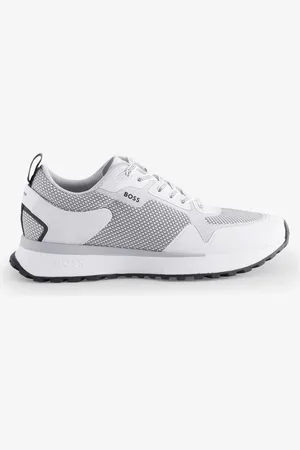 HUGO BOSS White Jonah Logo Trainers AU 9 (EU 43)