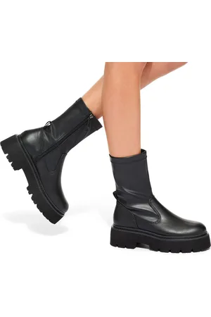 Kurt Geiger Trick Sock Black Boots AU 6 (EU 37)