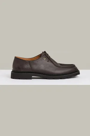 Reiss Hatton Leather Moccasin-Toe Lace-Up Shoes AU 10 (EU 44)