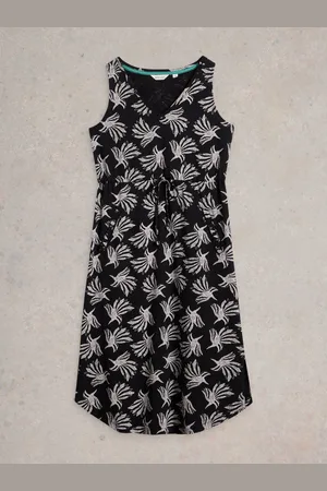 White Stuff Heidi 100% Cotton Jersey Dress L