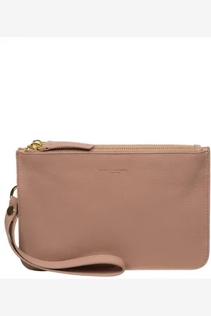 PURE LUXURIES LONDON Addison Nappa Leather Clutch Bag One