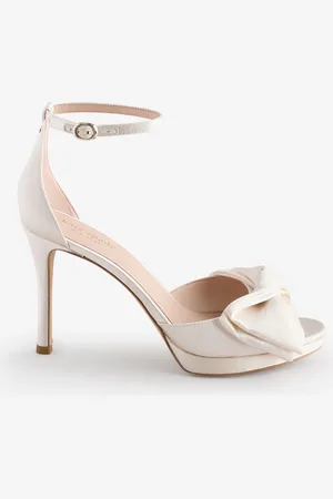 Kate Spade Bridal Bow Heeled White Sandals AU 9.5 (EU 40)