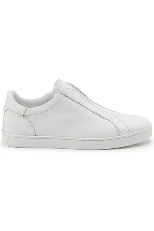 JONES BOOTMAKER Slade Suede White Trainers AU 7 (EU 41)