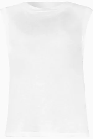 AllSaints AllSaints White Imogen 100% Cotton Tank Top M