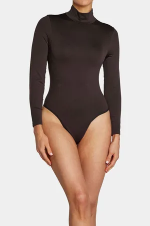 Heist Softskin High Neck Brown Bodysuit S