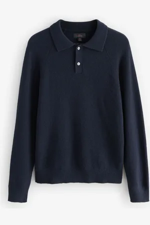Next Polo Neck Regular Fit Signature 100% Merino Wool Midweight Jumper L