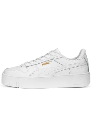 PUMA White Womens Carina Street Trainers AU 7 (EU 38)