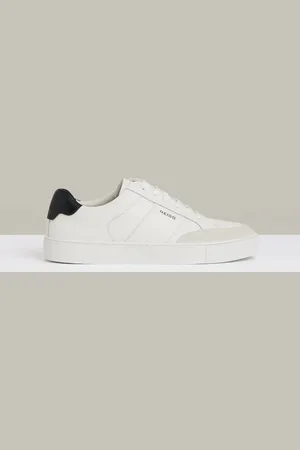 Reiss White Ashton Suede Toe Cap Leather Trainers AU 8 (EU 42)