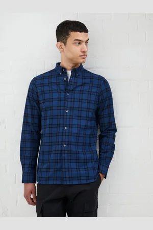 French Connection 100% Cotton Mid Check Shirt M