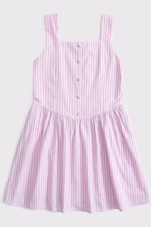 Abercrombie & Fitch Structured Poplin Sleeveless Mini Dress 7