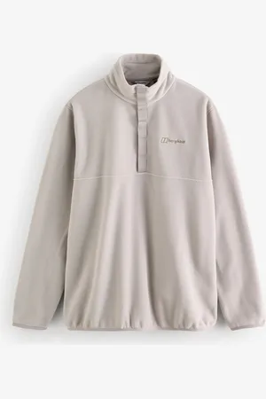 Berghaus Grey Felltop Snap Pullover Sweatshirt L